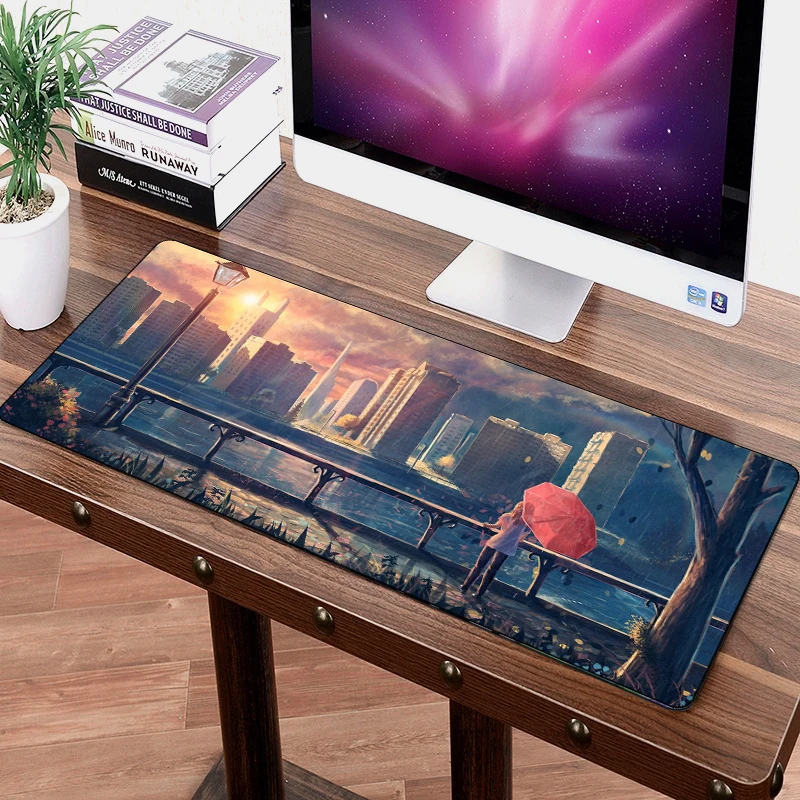FFFAS Large City in Rain Scenery Mouse Pad Mat Red Umbrella Girl Background Computer Desk Table Mouse pad Office Cartoon Rug
FFFAS Large City in Rain Scenery Mouse Pad Mat Red Umbrella Girl Background Computer Desk Table Mouse pad Office Cartoon Rug