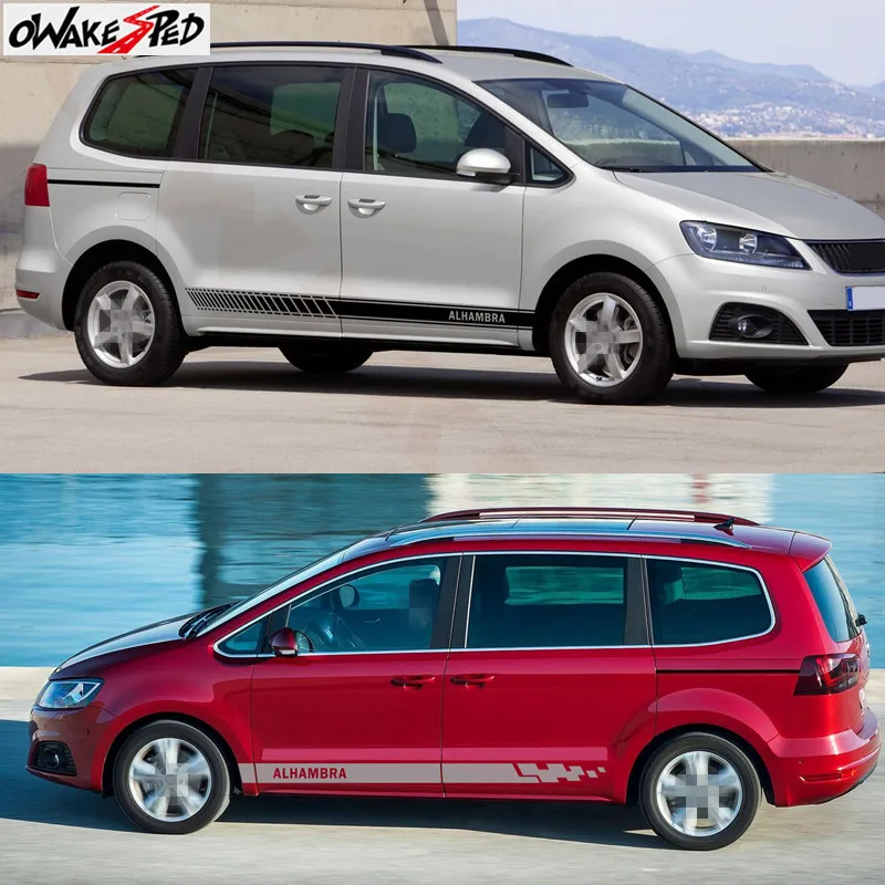 Car Side Skirt Decor Sticker Vinyl Decal Stripe Graphics Auto Body Door Accessories Stickers For Seat Alhambra 2011-2018
Car Side Skirt Decor Sticker Vinyl Decal Stripe Graphics Auto Body Door Accessories Stickers For Seat Alhambra 2011-2018