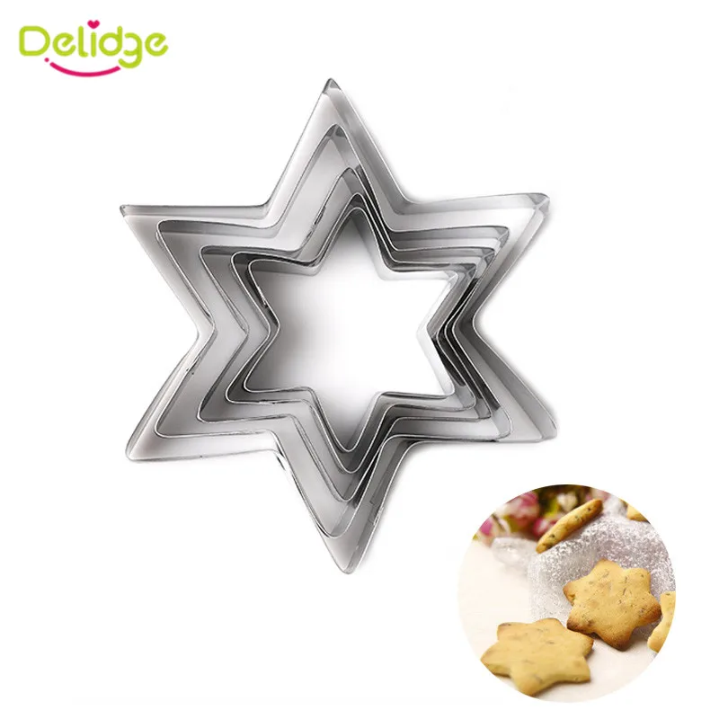 Delidge 5pcs/set Star of David Cookie Cutter Cake Decorating Tools Fondant Cupcake Mold Biscuit Cutter Baking Cookie Tools
Delidge 5pcs/set Star of David Cookie Cutter Cake Decorating Tools Fondant Cupcake Mold Biscuit Cutter Baking Cookie Tools