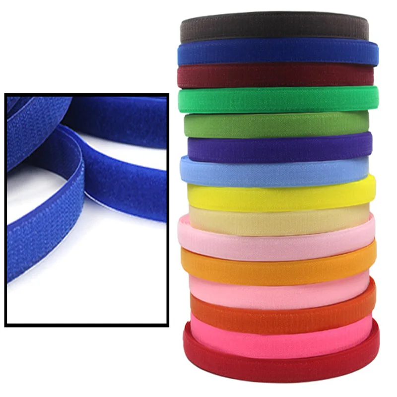 20mm*25 Yard 2 Roll Colorful Nylon Hook and Loop Tape Adhesive Fastener Magic Sticke No Glue Garment Clothing Sewing Accessories
20mm*25 Yard 2 Roll Colorful Nylon Hook and Loop Tape Adhesive Fastener Magic Sticke No Glue Garment Clothing Sewing Accessories