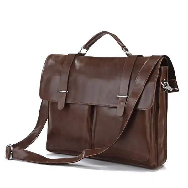 J.M.D 100% Guarantee Genuine Leather Vintage Leather Fashion Brown Business Document Bag 15'' Laptop Bag Messenger Bag 7100B
J.M.D 100% Guarantee Genuine Leather Vintage Leather Fashion Brown Business Document Bag 15'' Laptop Bag Messenger Bag 7100B