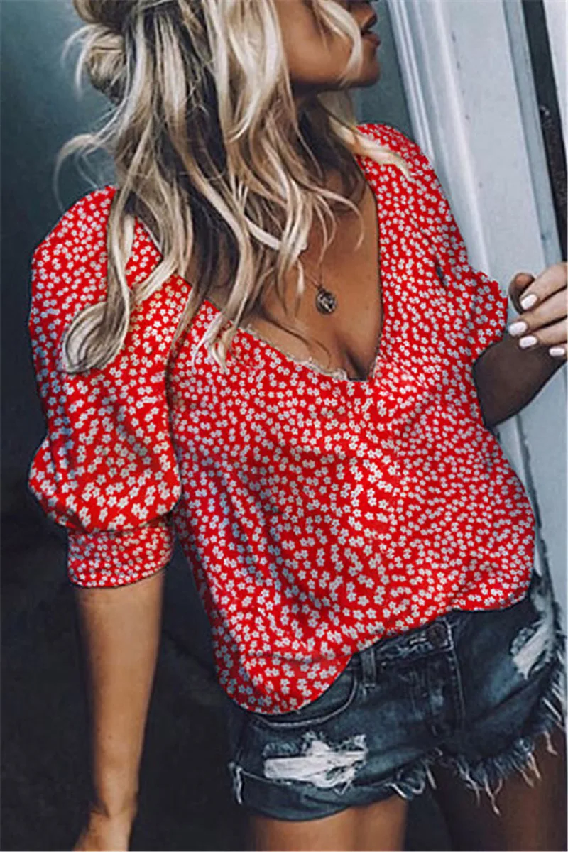 New tshirt women Foreign trade 2019 v-neck summer fashion wave point print short sleeve casual womens t shirt vestidos ONY101176
New tshirt women Foreign trade 2019 v-neck summer fashion wave point print short sleeve casual womens t shirt vestidos ONY101176