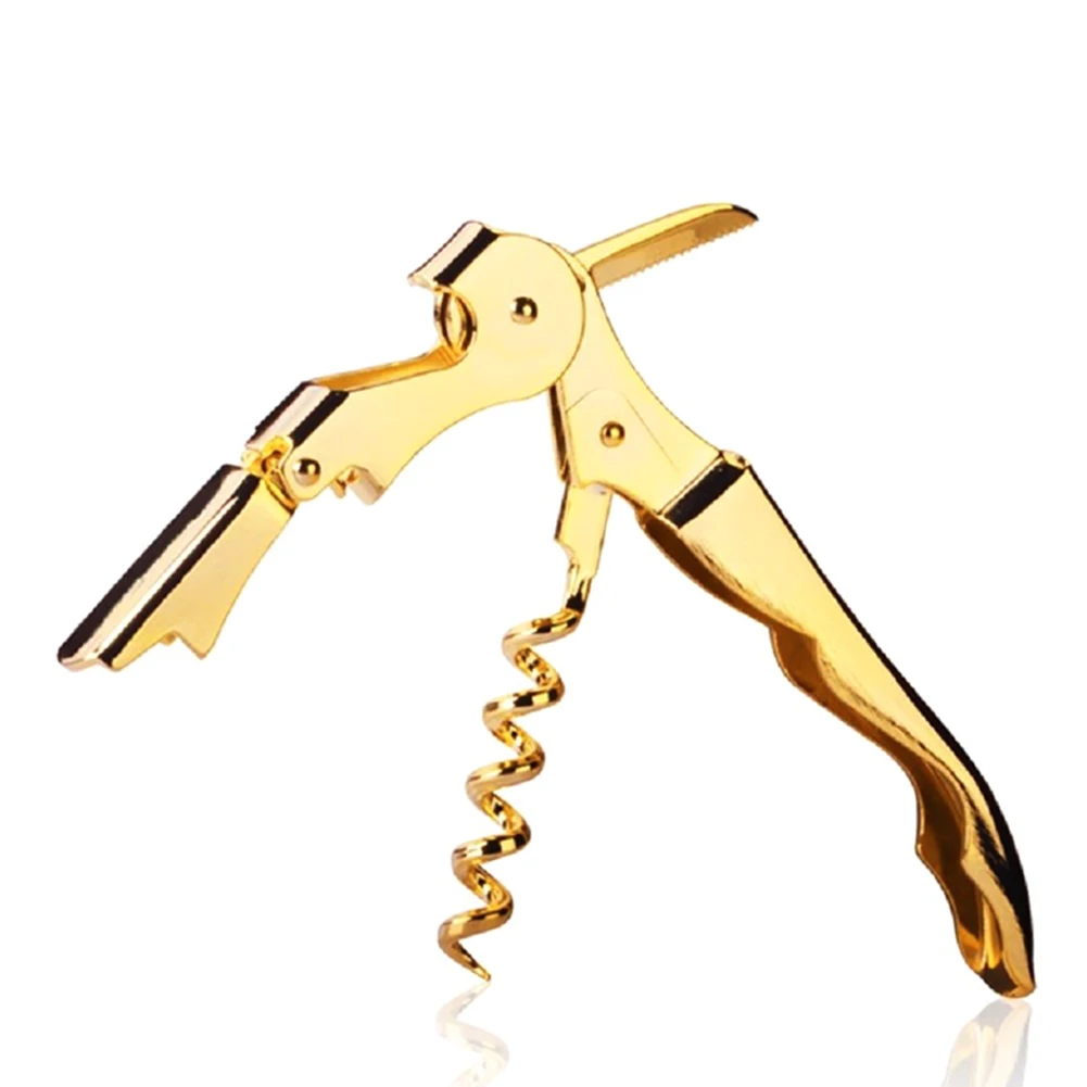 Gold Plated Corkscrew Double Hinge Waiters Wine Key Bottle Opener Party Bottle Opener FPing
Gold Plated Corkscrew Double Hinge Waiters Wine Key Bottle Opener Party Bottle Opener FPing