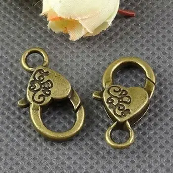 20pcs/lot Lovely Cameo Hearts Metal Alloy Jewelry Lobster Clasp Findings 15*26mm Vintage Bronze Jewelry Clasps A1127
20pcs/lot Lovely Cameo Hearts Metal Alloy Jewelry Lobster Clasp Findings 15*26mm Vintage Bronze Jewelry Clasps A1127