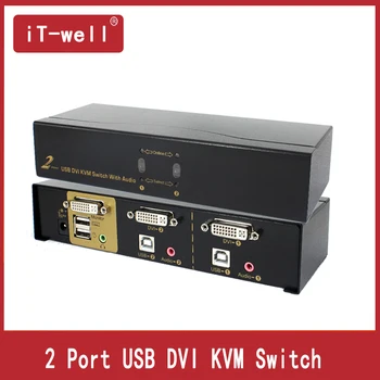 2Port DVI Switch KVM Switch AUTO DVI KVM switch with Audio Video Cable for Mouse Keyboard Video Monitor
2Port DVI Switch KVM Switch AUTO DVI KVM switch with Audio Video Cable for Mouse Keyboard Video Monitor