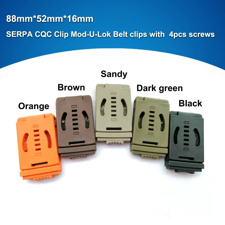 2pcs/lot HQ SERPA CQC Clip Mod-U-Lok Belt Loop Platform sandy color clip with screw For Knife Kydex Sheath Holster DIY tool
2pcs/lot HQ SERPA CQC Clip Mod-U-Lok Belt Loop Platform sandy color clip with screw For Knife Kydex Sheath Holster DIY tool