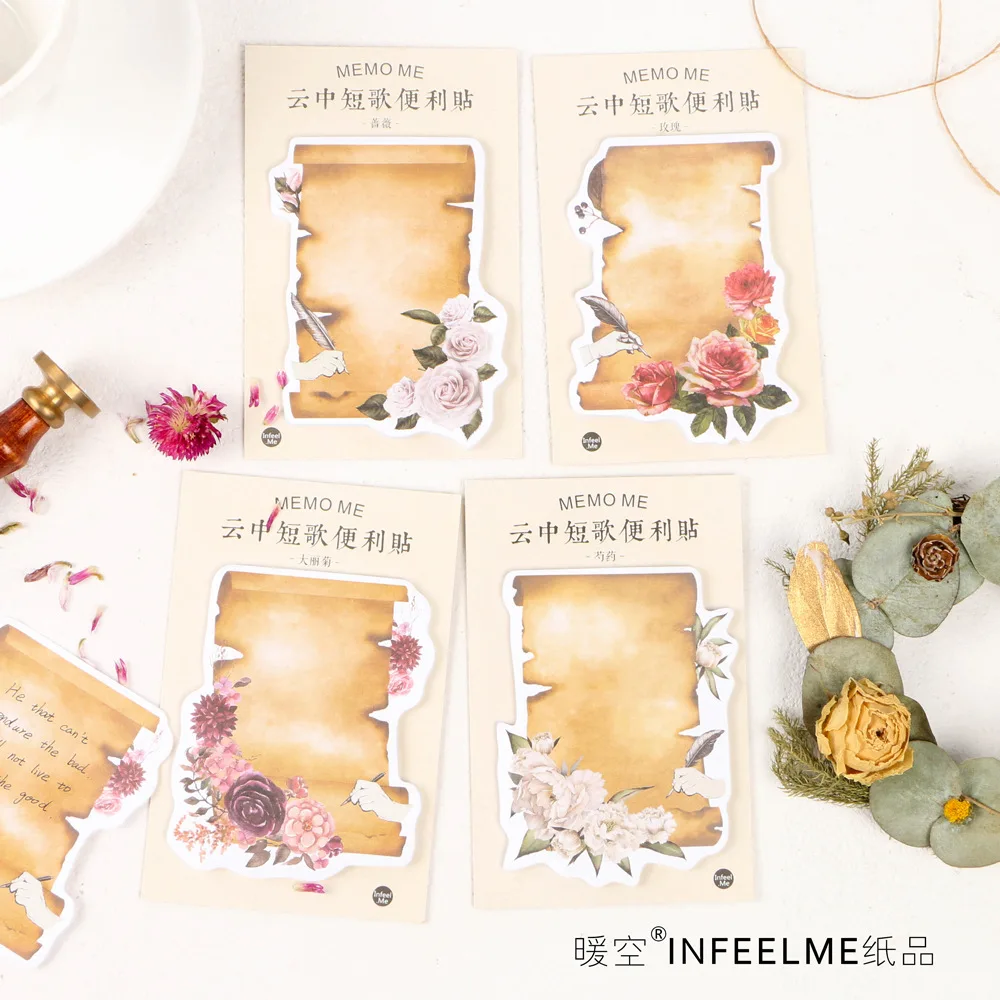 4pcs/set Creative Retro Letter paper Seies Self-Adhesive Sticky Note Memo Pad Office School Supplies
4pcs/set Creative Retro Letter paper Seies Self-Adhesive Sticky Note Memo Pad Office School Supplies