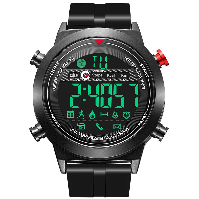 Smart watch sport pacer sleep monitoring waterproof bracelet phone information reminder alarm clock Bluetooth digital smartwatch
Smart watch sport pacer sleep monitoring waterproof bracelet phone information reminder alarm clock Bluetooth digital smartwatch