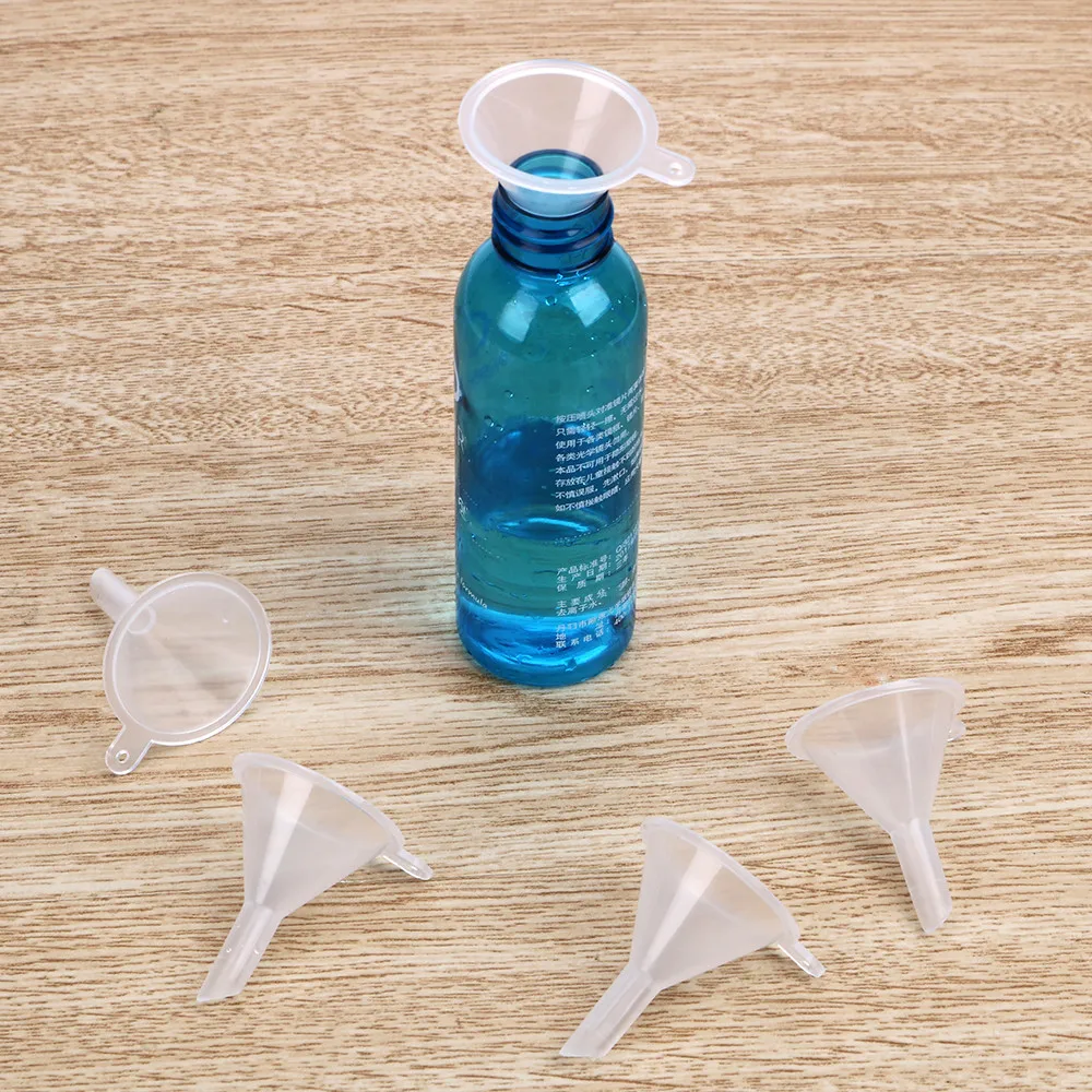 1/5/10 Pcs Mini Transparent Plastic Funnel Hopper Kitchen Cooking Accessories Gadgets Perfume Emulsion Packing Auxiliary Tool
1/5/10 Pcs Mini Transparent Plastic Funnel Hopper Kitchen Cooking Accessories Gadgets Perfume Emulsion Packing Auxiliary Tool