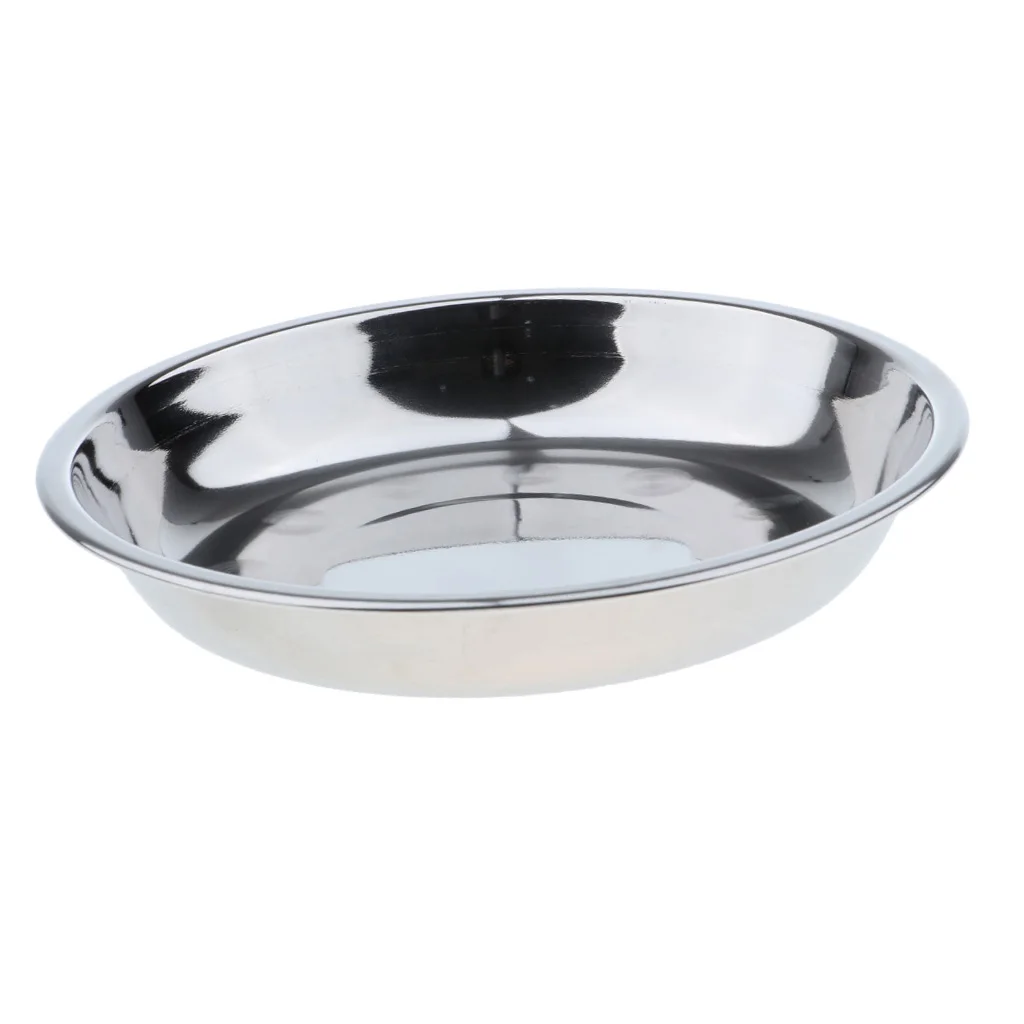 MagiDeal Stainless Steel Round Plate Dish Food Container Snack Holder Tray for Dinner Lunch Outdoor Camping BBQ
MagiDeal Stainless Steel Round Plate Dish Food Container Snack Holder Tray for Dinner Lunch Outdoor Camping BBQ
