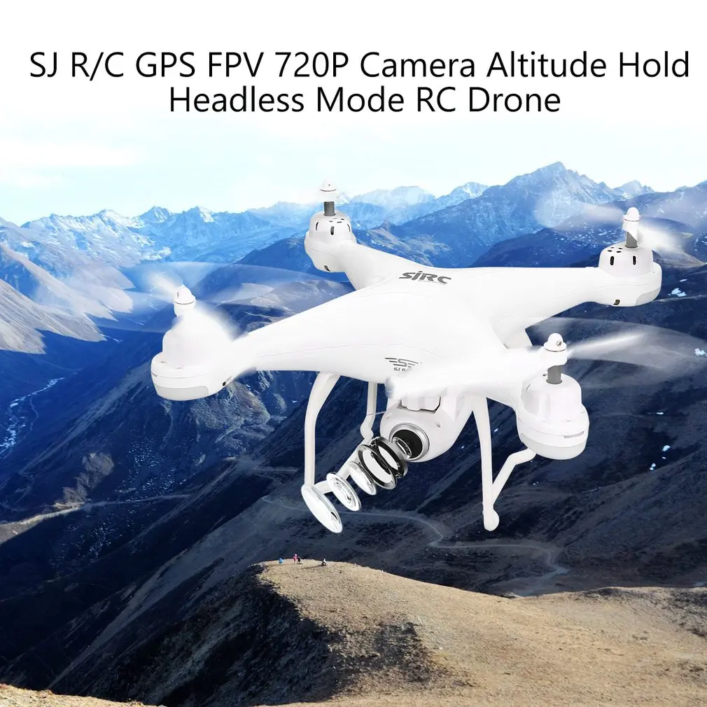 

SJ R/C S20W FPV 720P/1080P Camera Selfie Altitude Hold Drone Headless Mode Auto Return Takeoff/Landing Hover GPS RC Quadcopter