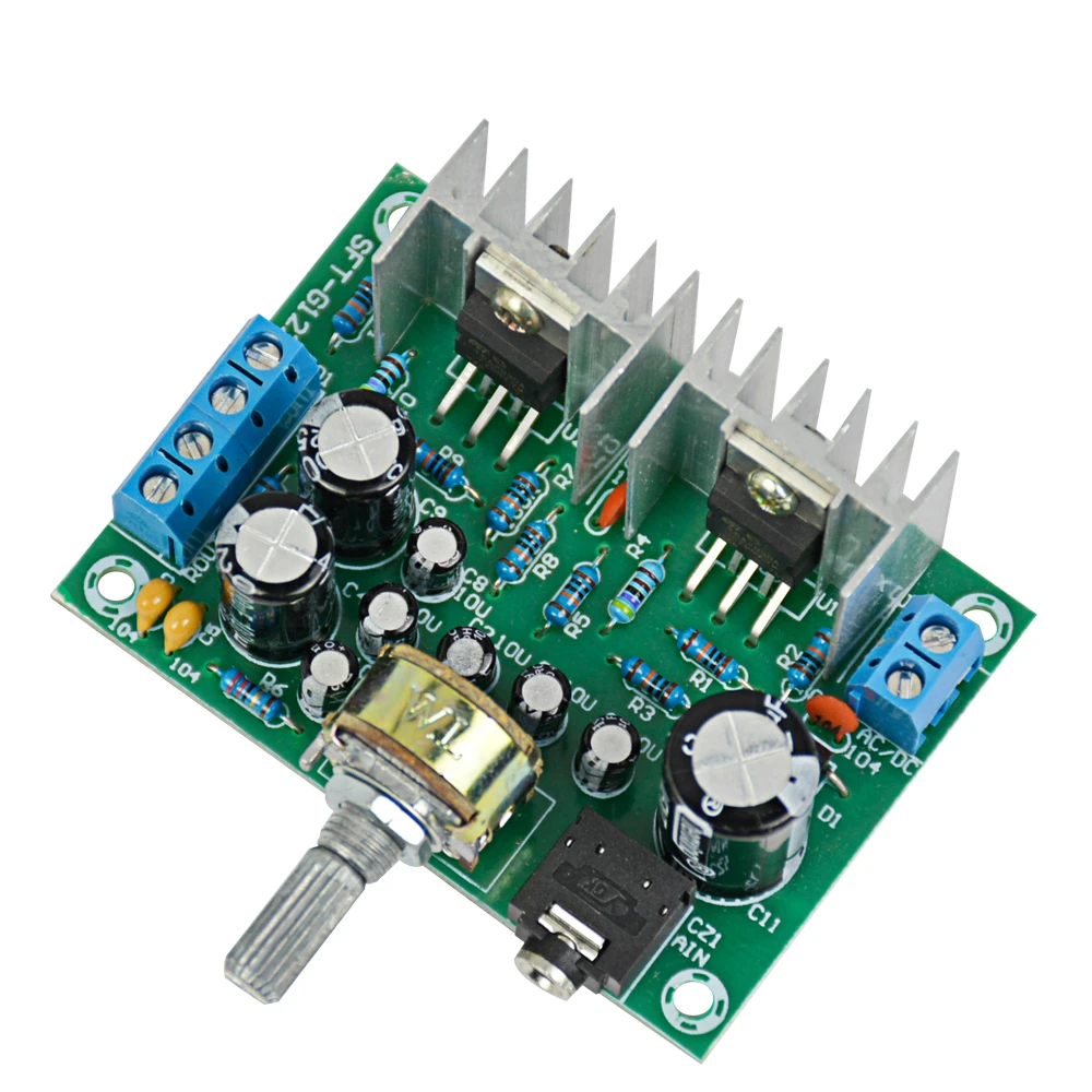 15W+15W 12V Power Supply TDA2030 Audio Amplifier Board 2.0 Dual Channel Pure Rear Amplifier Board
15W+15W 12V Power Supply TDA2030 Audio Amplifier Board 2.0 Dual Channel Pure Rear Amplifier Board