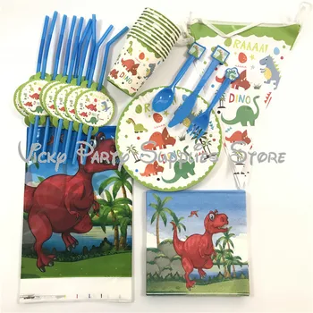91pcs/lot Cartoon Dinosaur Theme Disposable Tableware Set Cartoon Theme Birthday Party Flags Decorations Baby Shower Supplies 
91pcs/lot Cartoon Dinosaur Theme Disposable Tableware Set Cartoon Theme Birthday Party Flags Decorations Baby Shower Supplies