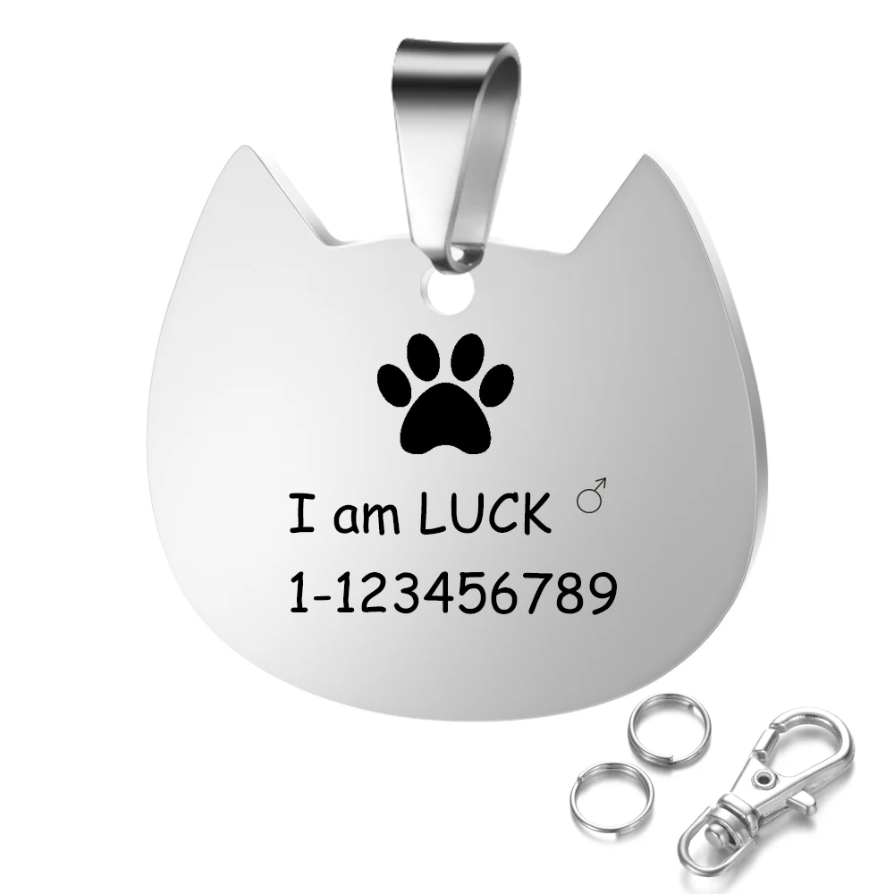 New Free Engraving Cat Head Charm Keychain Blank Charm for Personalized Print Engraved Key Chain Stainless Steel SL-044
New Free Engraving Cat Head Charm Keychain Blank Charm for Personalized Print Engraved Key Chain Stainless Steel SL-044