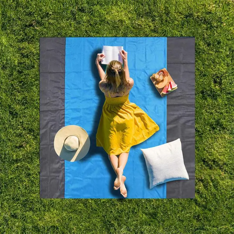 Sandless Beach Mat Quick Dry Tear Nylon Outdoor Beach Blanket Best Shapi Picnic Mat for Travel Camping Hiking and Music Festival
Sandless Beach Mat Quick Dry Tear Nylon Outdoor Beach Blanket Best Shapi Picnic Mat for Travel Camping Hiking and Music Festival