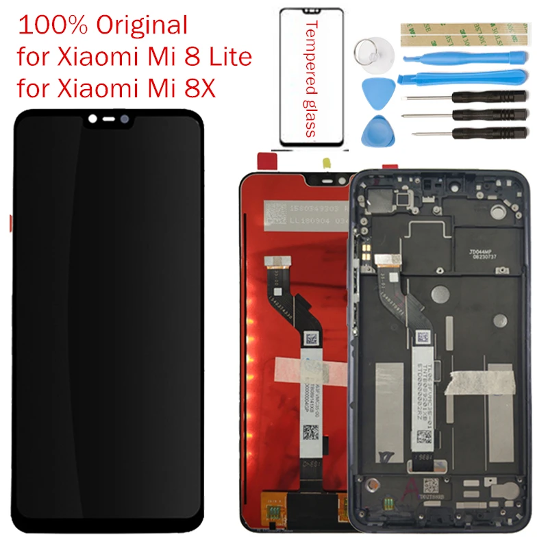 Original for Xiaomi Mi 8 Lite/ Mi 8X LCD Display + Frame Screen Touch Digitizer Assembly LCD Display 10 Point Touch Repair Parts
Original for Xiaomi Mi 8 Lite/ Mi 8X LCD Display + Frame Screen Touch Digitizer Assembly LCD Display 10 Point Touch Repair Parts