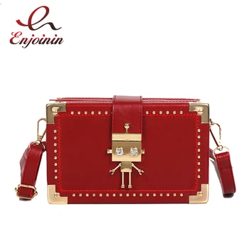 Trend Fashion Robot Buckle Box Style Pu Leather Ladies Party Clutch Bag Shoulder Bag Clutch Crossbody Mini Messenger Bag Flap
Trend Fashion Robot Buckle Box Style Pu Leather Ladies Party Clutch Bag Shoulder Bag Clutch Crossbody Mini Messenger Bag Flap