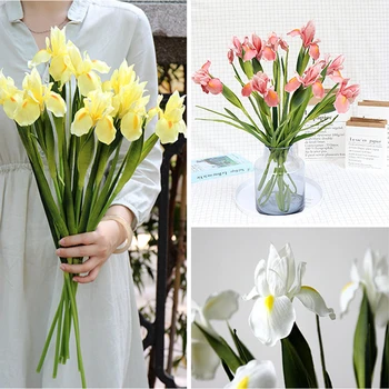 2Pcs Iris Artificial Fake Silk Flowers Branch Bouquet Plant Real Touch Vase Wedding Favors Dinner Home Table Decoration
2Pcs Iris Artificial Fake Silk Flowers Branch Bouquet Plant Real Touch Vase Wedding Favors Dinner Home Table Decoration