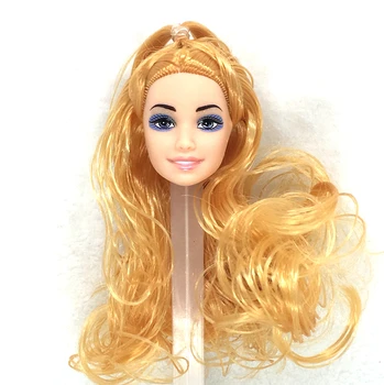 NK One Pcs Fashion Doll Head With Long Golden Hair DIY Accessories For Barbies Kurhn Doll Best Girl' Gift Child DIY Toys 030C
NK One Pcs Fashion Doll Head With Long Golden Hair DIY Accessories For Barbies Kurhn Doll Best Girl' Gift Child DIY Toys 030C