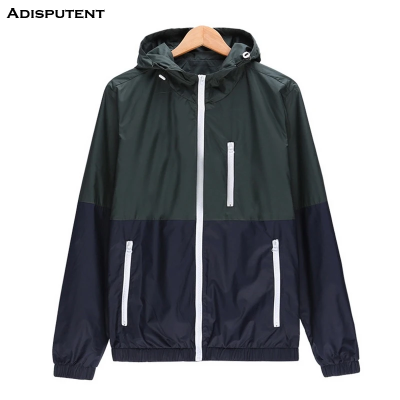 Adisputent Men's Windbreaker Jacket 2019 Fashion Patchwork Zipper Thin Hoodie Coats Male Hooded Fit Plus Size Outwear Hombre
Adisputent Men's Windbreaker Jacket 2019 Fashion Patchwork Zipper Thin Hoodie Coats Male Hooded Fit Plus Size Outwear Hombre
