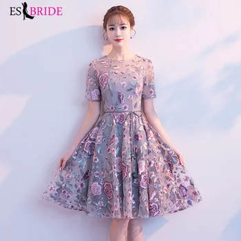 Special Occasion Evening Dress Lace Appliques Short Sleeve Formal Prom Gowns for Women Elegant Fashion Robe De Soiree ES1588
Special Occasion Evening Dress Lace Appliques Short Sleeve Formal Prom Gowns for Women Elegant Fashion Robe De Soiree ES1588