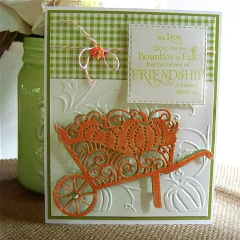 GJCrafts Autumn Wheelbarrow Metal Cutting Dies for Scrapbooking Card Making Album Embossing Crafts Diecut Mat Christmas New 2019
GJCrafts Autumn Wheelbarrow Metal Cutting Dies for Scrapbooking Card Making Album Embossing Crafts Diecut Mat Christmas New 2019