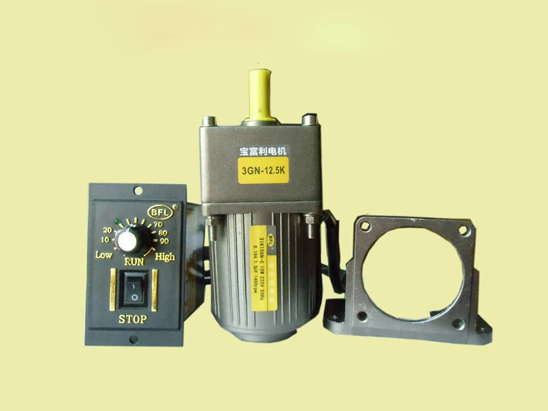 6W 15W25W AC asynchronous geared motor single-phase / three-phase 220V380V with speed governor
6W 15W25W AC asynchronous geared motor single-phase / three-phase 220V380V with speed governor