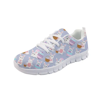 ThiKin Professional Sneakers Women Flats Shoes Easter Bunny Prints Girls Breathable Walking Mesh Shoes Lace Up For Running
ThiKin Professional Sneakers Women Flats Shoes Easter Bunny Prints Girls Breathable Walking Mesh Shoes Lace Up For Running