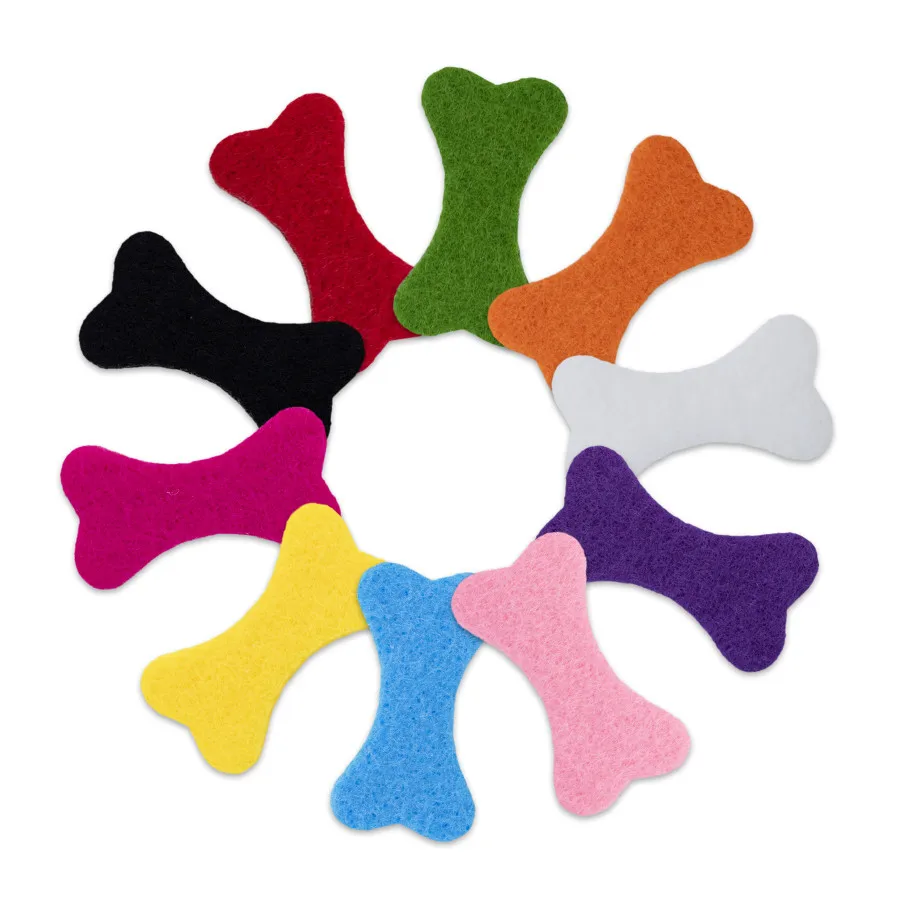 20pcs/lot colorful dog bone shape Felt Pads Fit for dog bone shape Essential Oil Aromatherapy Diffuser Locket drop shipping
20pcs/lot colorful dog bone shape Felt Pads Fit for dog bone shape Essential Oil Aromatherapy Diffuser Locket drop shipping