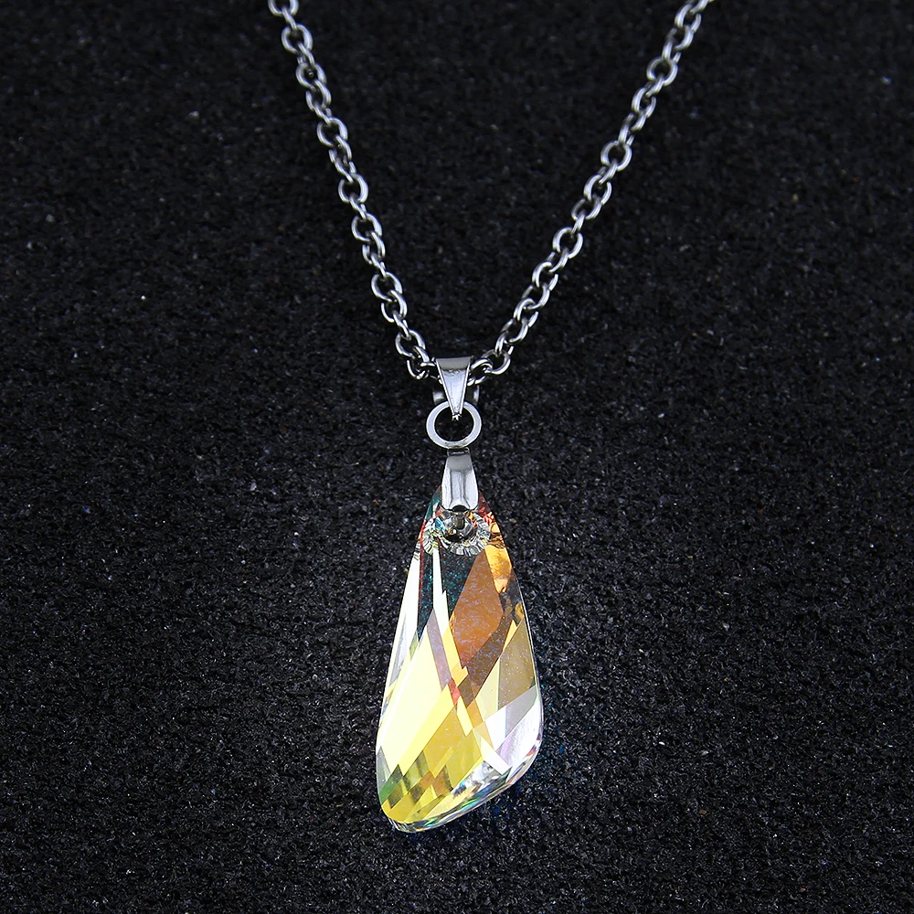 Water Drop Austria Crystal Necklace Women Female Necklace Christmas Gift Necklace Collier Chain Necklaces Fashion Body Jewelry
Water Drop Austria Crystal Necklace Women Female Necklace Christmas Gift Necklace Collier Chain Necklaces Fashion Body Jewelry