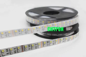 5M Double Row waterproof 5050 SMD RGBW Flexible LED Strips RGBWW RGB+White/warm white DC12V 5M 120led/M 600LEDs IP30/IP67
5M Double Row waterproof 5050 SMD RGBW Flexible LED Strips RGBWW RGB+White/warm white DC12V 5M 120led/M 600LEDs IP30/IP67