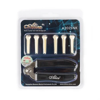 New Alice Multi Guitar Tools With Function of Strings Cutter Bridge Pins Puller Hoister With 6 Skull Design Pins
New Alice Multi Guitar Tools With Function of Strings Cutter Bridge Pins Puller Hoister With 6 Skull Design Pins
