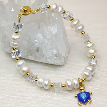 New fashion natural white pearl 6*8mm abacus beads bracelets for women charms bangle gifts cloisonne diy jewelry 7.5inch B2999
New fashion natural white pearl 6*8mm abacus beads bracelets for women charms bangle gifts cloisonne diy jewelry 7.5inch B2999
