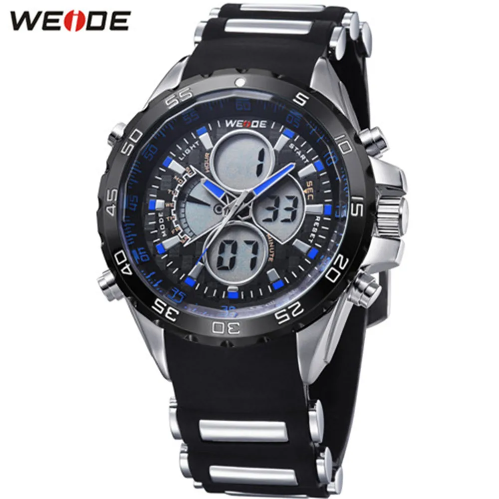 Original Casual WEIDE Military Sport Watch Men Digital Quartz LED Alarm Silicone Band Blue Case Waterproof Wristwatches Relogios
Original Casual WEIDE Military Sport Watch Men Digital Quartz LED Alarm Silicone Band Blue Case Waterproof Wristwatches Relogios