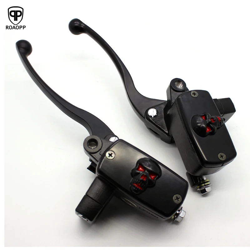 ROAOPP 25MM Universal Front Motorcycle Brake Clutch Master Cylinder Reservoir levers For Yamaha Suzuki Honda CB400
ROAOPP 25MM Universal Front Motorcycle Brake Clutch Master Cylinder Reservoir levers For Yamaha Suzuki Honda CB400