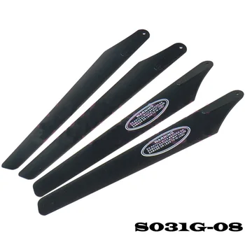 4PCS Helicopter Main Propeller S031g-08 Propeller Blades Black A B 2A+2B Props Main Rotor Tee S031 Gyro Metal fr RC Aircraft DIY
4PCS Helicopter Main Propeller S031g-08 Propeller Blades Black A B 2A+2B Props Main Rotor Tee S031 Gyro Metal fr RC Aircraft DIY