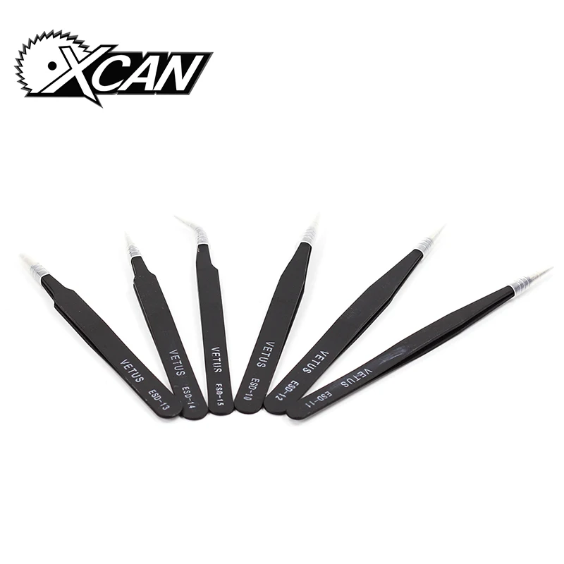 6 Pieces Nitride Coating Industrial Tweezers Anti-static Tweezers Maintenance Tools Precision Stainless Steel Tweezer
6 Pieces Nitride Coating Industrial Tweezers Anti-static Tweezers Maintenance Tools Precision Stainless Steel Tweezer