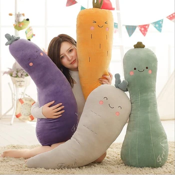 New Large Size Plush Toys Kids Sleeping Back Cushion Baby Eggplant Carrot Fruit Stuffed Sofa Car Pillow Dolls Gift 80cm
New Large Size Plush Toys Kids Sleeping Back Cushion Baby Eggplant Carrot Fruit Stuffed Sofa Car Pillow Dolls Gift 80cm