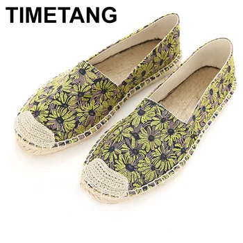 TIMETANG Brand Flat Shoes Women Loafers Embroider Straw Fisherman Shoes Mujer Summer Round Toe Cloth Casual Shoes WomanE281
TIMETANG Brand Flat Shoes Women Loafers Embroider Straw Fisherman Shoes Mujer Summer Round Toe Cloth Casual Shoes WomanE281