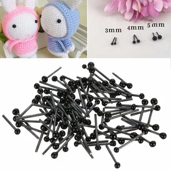 150 Pair Dolls Accessories Black Glass Safety Eyes For Teddy Bear Animal Felting DIY Craft 3/4/5mm
150 Pair Dolls Accessories Black Glass Safety Eyes For Teddy Bear Animal Felting DIY Craft 3/4/5mm