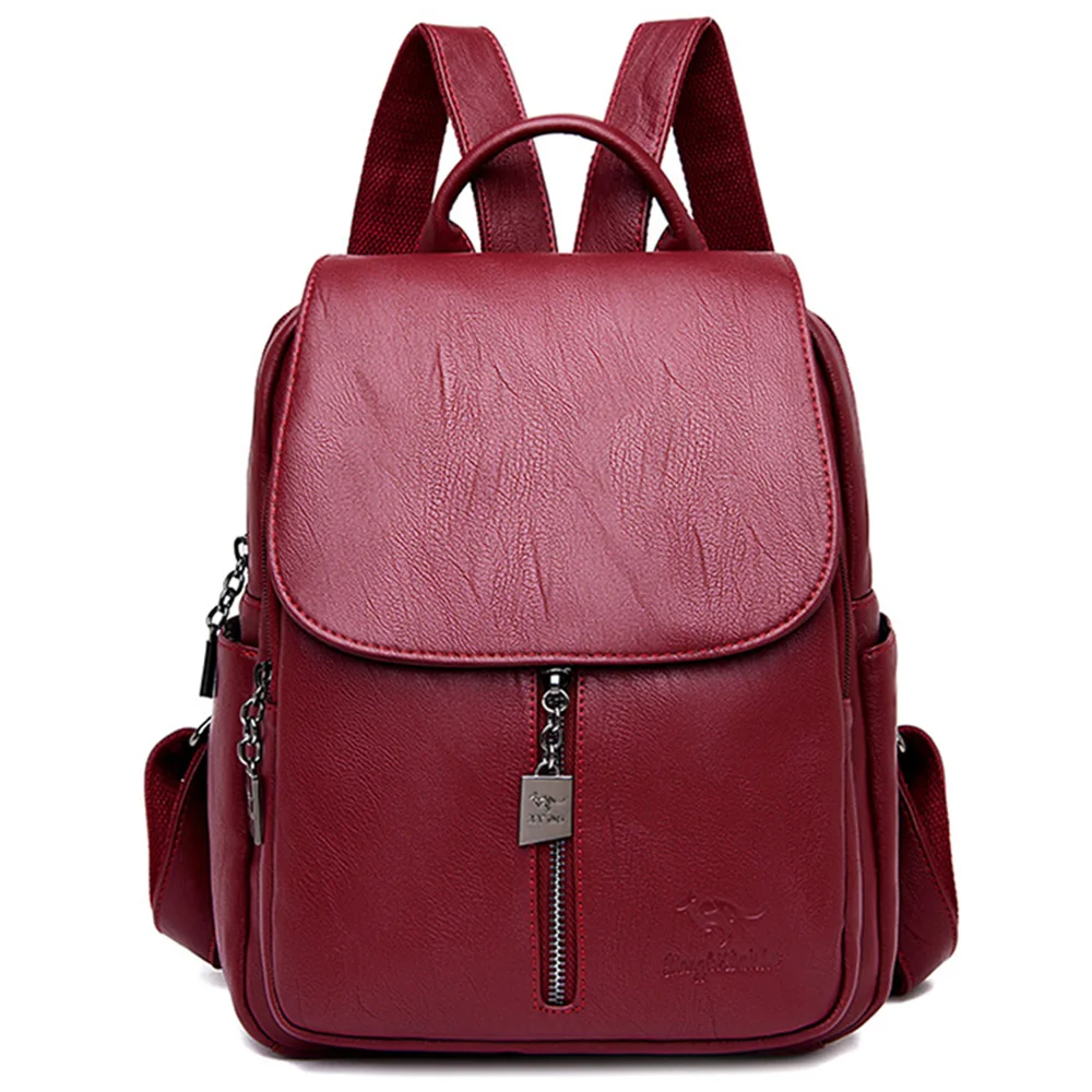 Fashion Women Backpack High Quality Youth Leather Backpack for Teenage Girls Female School Bag Bagpack mochila Sac A Dos Femme 
Fashion Women Backpack High Quality Youth Leather Backpack for Teenage Girls Female School Bag Bagpack mochila Sac A Dos Femme