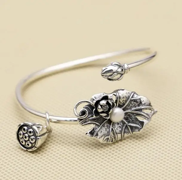 JOOCHEER Sterling S925 925 silver Bracelet Bangle natural Lotus flower fox trendy
JOOCHEER Sterling S925 925 silver Bracelet Bangle natural Lotus flower fox trendy