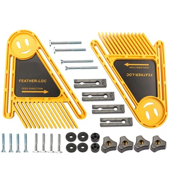 Multi-purpose Double Featherboards Miter Gauge Wood Carving Woodworking Leather Hand Tools Woodworking Feather Loc board set
Multi-purpose Double Featherboards Miter Gauge Wood Carving Woodworking Leather Hand Tools Woodworking Feather Loc board set