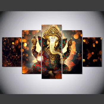 5 Panels High Quality Frame Canvas Painting Elephant Trunk God Wall Art Painting Modern Home Decor Picture For Living Room
5 Panels High Quality Frame Canvas Painting Elephant Trunk God Wall Art Painting Modern Home Decor Picture For Living Room