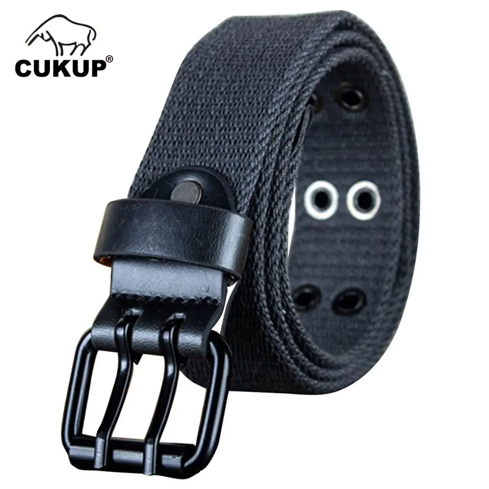 CUKUP New Unisex Thickened Weaves Canvas Leisure Belt Double Pins Buckles Metal Belts Many Color Options Accessories CBCK124
CUKUP New Unisex Thickened Weaves Canvas Leisure Belt Double Pins Buckles Metal Belts Many Color Options Accessories CBCK124