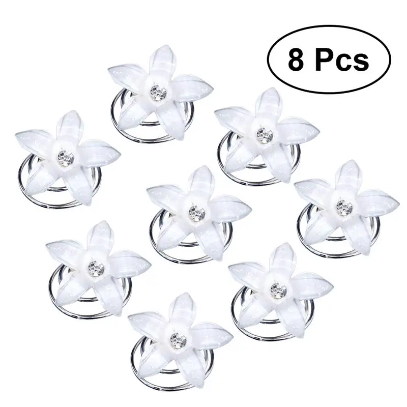 8pcs Flower Hair Pin Rhinestone Crystal Coil Spiral Twister Hair Grips Hair Pin to Party Prom Special Event Wedding
8pcs Flower Hair Pin Rhinestone Crystal Coil Spiral Twister Hair Grips Hair Pin to Party Prom Special Event Wedding