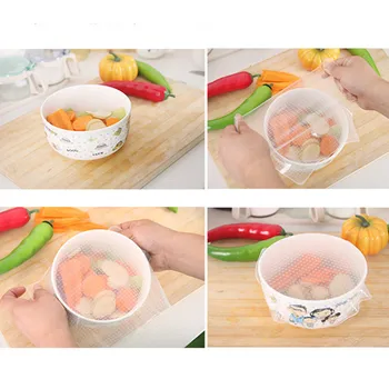 4PCS/Set Multifunctional Food Fresh Keeping Saran Wrap Kitchen Tools Reusable Silicone Food Wraps Seal Vacuum Cover 200sets
4PCS/Set Multifunctional Food Fresh Keeping Saran Wrap Kitchen Tools Reusable Silicone Food Wraps Seal Vacuum Cover 200sets