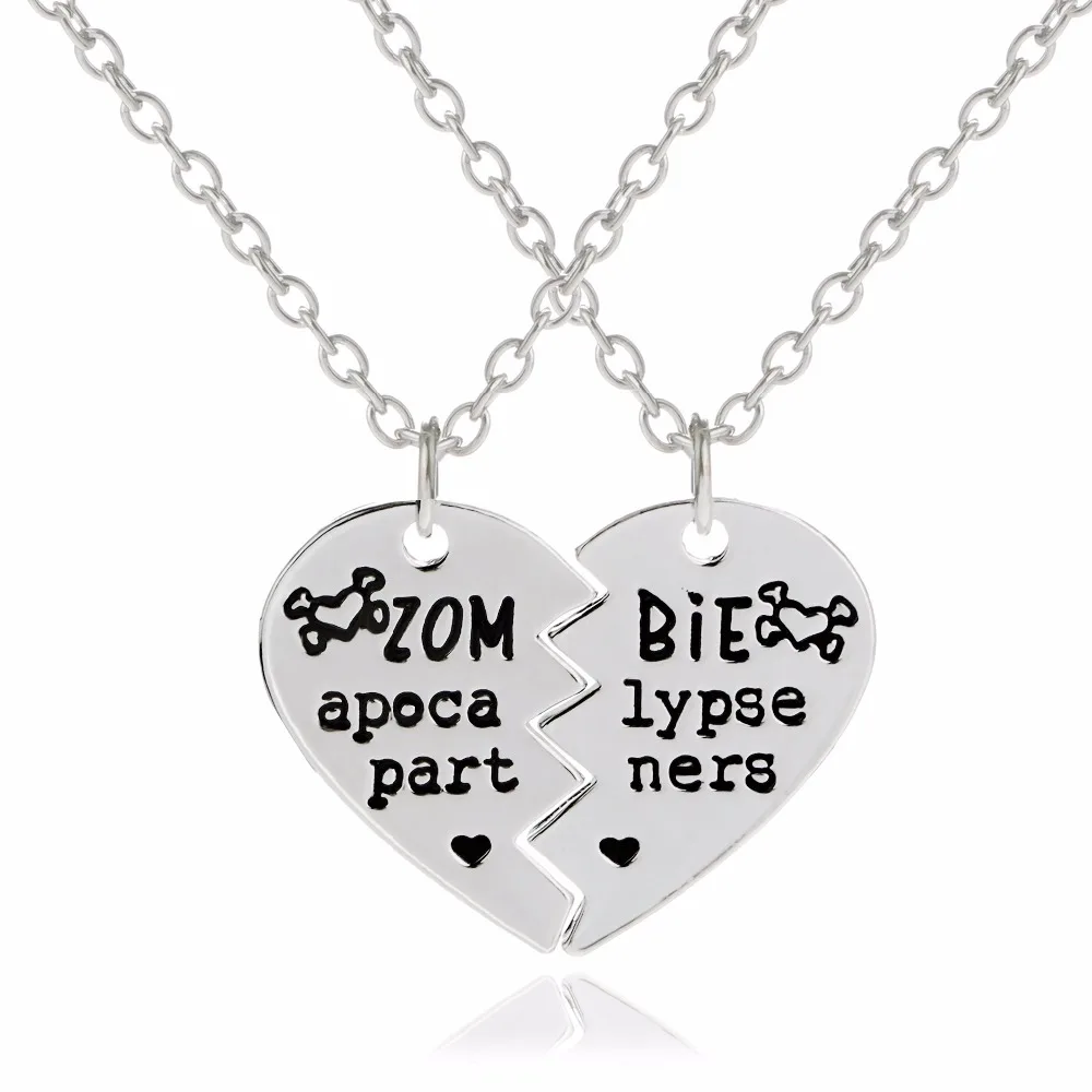 zombie apocalypse partners Puzzle Pendant Necklace The Walking Dead heart necklaces for lovers Couple Best Friend Friendship
zombie apocalypse partners Puzzle Pendant Necklace The Walking Dead heart necklaces for lovers Couple Best Friend Friendship