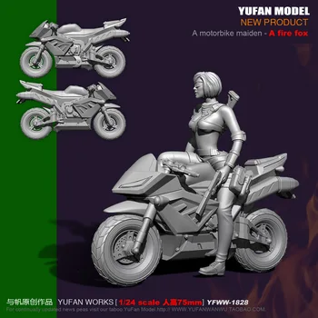 1/24 Fire Fox Motorcycle Sexy Female Soldier 75mm YFWW-1828
1/24 Fire Fox Motorcycle Sexy Female Soldier 75mm YFWW-1828