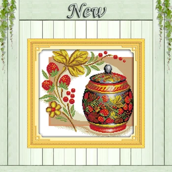 Coloured pottery,11CT counted print on canvas DMC 14CT Cross Stitch kit,embroider needlework Set,Flowers vase Crafts Home Decor
Coloured pottery,11CT counted print on canvas DMC 14CT Cross Stitch kit,embroider needlework Set,Flowers vase Crafts Home Decor